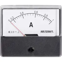 Voltcraft AM-70X60/1A AM-70X60/1A Einbau-Messgerät AM-70X60/1A 1 A Dreheisen