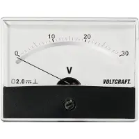 Voltcraft AM-86X65/30V/DC AM-86X65/30V/DC Einbau-Messgerät AM-86X65/30V/DC Drehspule