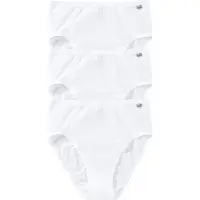 Speidel Slip "Hüftslip Hüftslip ohne Seitennähte 3 Stück", Damen, Gr. 38, 3 Stk., Single-Jersey, weiß, Single-Jersey, , Unterhosen Slip