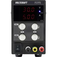 Voltcraft ESP-3005S Labornetzgerät, einstellbar 0 - 30 0 - 5 A 150 W Steckanschluss 4 mm schmale Bauform Anzahl Ausgäng