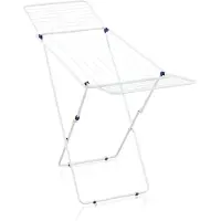 Leifheit 81539 Classic 200 Easy Wäscheständer weiß blau