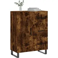 vidaXL Sideboard Räuchereiche 69,5x34x90 cm Holzwerkstoff
