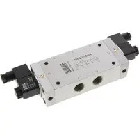 AirTec 5/2 G1/2'' (G1/8'') Bistabiles Magnetventil Externe Vorsteuerung 24V DC 0-10bar/0-140psi