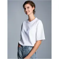 Trigema T-Shirt "Heavy Oversized T-Shirt", Damen, Gr. M, weiß, Single Jersey, 100% Baumwolle, Rundhals, Shirts T-Shirt