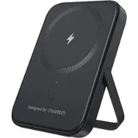 Choetech B742 5000mAh 20W PD magnetische Powerbank mit Ständer (schwarz)