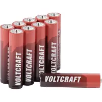 Voltcraft Industrial LR03 Micro (AAA)-Batterie Alkali-Mangan 1350 mAh 1.5 V 10 St