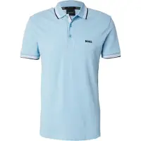 BOSS Short Sleeve Polo 059902200001 in LIGHT/PASTEL BLUE color size large