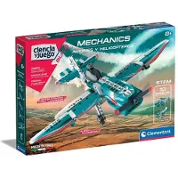 Clementoni Mechanik Flugzeuge Und Hubschrauber Konstruktion Brettspiel Durchsichtig Durchsichtig One Size