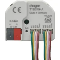 Hager TYBS794A Binäreingang 4-fach + LED Ausgänge, KNX Secure, UP