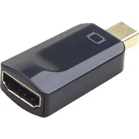 Gembird A-MDPM-HDMIF-01, Mini Display Port, HDMI, Schwarz