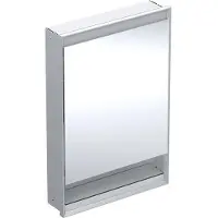 Geberit Spiegelschrank One 60x90x15cm, m N, 1 T, An re, Alu elox.