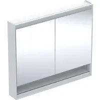 Geberit Spiegelschrank One 105x90x15cm, w/A pb, m N + ComL, 2 Tür.