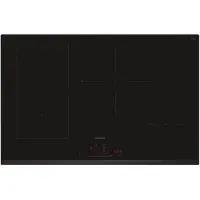 Siemens iQ500 ED851HSB1E, Schwarz, Integriert, 80 cm, Zonen-Induktionskochfeld, Glaskeramik, 4 Zone(n)