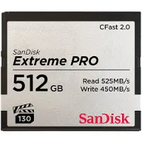 SanDisk Extreme PRO CFast 2.0 Speicherkarte – 512 GB