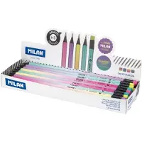 Milan Display Box 24 Hb Graphitstifte Mit Radiergummi Sunset Serie