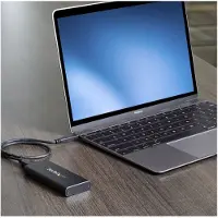 StarTech.com M.2 SSD NGFF SATA Festplattengehäuse - USB 3.1 (10Gbit/s) mit USB-C Kabel, SSD-Gehäuse, M.2, M.2, 10 Gbit/s, USB Anschluss, Schwarz, Silber