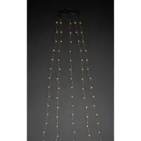 Konstsmide Micro LED Baummantel mit Ring Ø 11, 5 Stränge à 48 Dioden, LED Tropfen, mit Multifunktion, frei wählbarem Timer und Dimmer, reagiert auf Musik, APP-ge