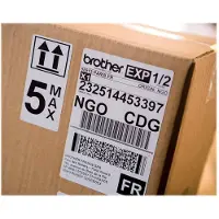 Brother Etikettendrucker QL-1110NWBc, Thermodirektdruck, 300 dpi, 69 Etiketten/min, USB/LAN/WLAN/Bluetooth, Auto-Cutter, grau-schwarz