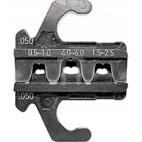 Rennsteig Werkzeuge Rennsteig MultiCrimp Crimpeinsatz für unisolierte Flachsteckverbinder 0,5 -6,0 mm2, Steckerbreite 4,8 + 6,3 mm - 629 050 3 0 1