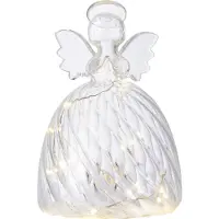 Sirius Home 64020, Leichte Dekorationsfigur, Transparent, 8 Glühbirne(n), Akku, AAA, 130 mm