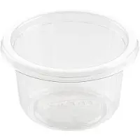 Duni Salatb?ger Fix Pack 110 ml 80x80x46 mm Rund PP,20 pk x 50 stk/krt