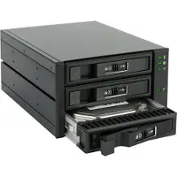 Fantec BP-T2131, SAS & SATA Backplane für 3x 3,5"/2,5" HDD/SSD, schwarz