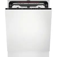 AEG FSE74707P, Voll integriert, Standardgröße (60 cm), Schwarz, Touchsteuerung, 1,6 m, Zusammenklappbar