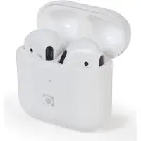 24hShop TWS In-Ear Kopfhörer Valletta Glossy Weiss Bluetooth 5.0