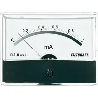Voltcraft AM-86X65/1MA AM-86X65/1MA Einbau-Messgerät AM-86X65/1mA/DC Drehspule