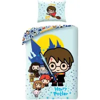 Halantex SP. z.o.o. Harry Potter Kleinkinderbettwäsche Funko 100 x 135 cm - Baumwolle