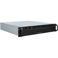 Inter-Tech 2U 2404L S-ATA, Rack, Server, Schwarz, Grau, micro ATX, Mini-ITX, Stahl, 2U