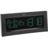 TFA-Dostmann COLORIS, Anthrazit, Innen-Hygrometer, Innen-Thermometer, Außen-Barometer, Außen-Hygrometer, Außen-Thermometer, UV, Kunststoff, 1 - 99%, 1 - 99%