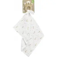Sophie La Girafe Natürlicher Hevea Beißring + 100% Hevea 100% Bio-baumwolle 40x40 Cm