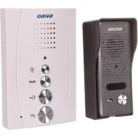 ORNO ELUVIO OR-DOM-RE-914/B Einfamilien-Sprechanlage, automatische Torsteuerung, ultraflach, schwarz
