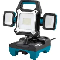 Dedra DED6907H, Schwarz, Blau, IP54, Aluminium, Kunststoff, IK07, 1,5 m, Schwarz