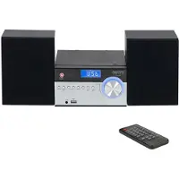 Camry Premium CR 1173, Analog & Digital, AM, FM, Spieler, CD-ROM, 10 W, Schwarz, Silber