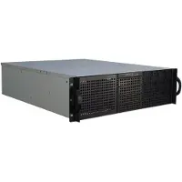 Inter-Tech 3U-30240, Rack, Server, Schwarz, ATX, Flex-ATX, micro ATX, Mini-ATX, Mini-ITX, uATX, Stahl, 3U