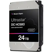 Western Digital Ultrastar DC HC580, 24 TB, 7200 RPM, 512 MB, 3.5", SAS