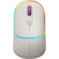 Canyon MW-22, Beidhändig, Optisch, RF Wireless + Bluetooth, 1600 DPI, Weiß