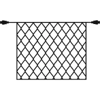 Sirius Home Tech-Line Lichternetz Erweiterung 196 LED warmweiß außen 3 x 3 m schwarz