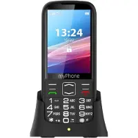Myphone HALO 4 LTE-Halterung (Schwarz) Single-SIM 3,5" TFT 320x480/128MB/64MB RAM/SD-Karte/4G LTE