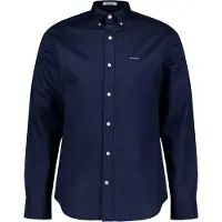 Gant für Herren. 3000300 Pinpoint Oxford Hemd Regular Fit navy (3XL), Lässig, Baumwolle, Langarm, Marine