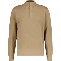 Gant für Herren. 2068028 Sacker Rib Sweatshirt mit halbem Reißverschluss braun (XXL), Lässig, Baumwolle, Langarm