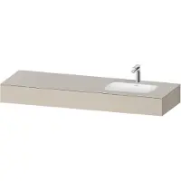 Duravit Einbauwaschtisch-Möbel-Set Qatego 160x55x17cm, m K, 1 AS, m Ü, B r, T matt