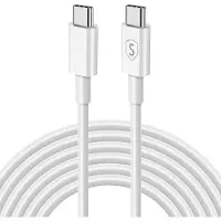 Sign Schnellladekabel USB-C auf USB-C 60 W, 3 A, 2 m USB-C PD - Weiß