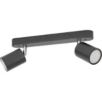 Eglo Reciso - E, Schienenlichtschranke, GU10, 2 Glühbirne(n), LED, 220-240 V, Schwarz