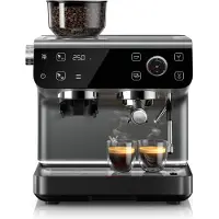 WMF Espresso Pro 04.1239.0011, Espressomaschine, 2,6 l, Gemahlener Kaffee, Eingebautes Mahlwerk, Schwarz