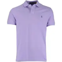 Ralph Lauren für Herren. 710680784441 Das ikonische Poloshirt aus Piqué in Flieder (S), Lässig, Baumwolle, Kurzarm