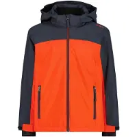 CMP KID Ski Jacket Snaps Hood tango-antracite (21CU) 128