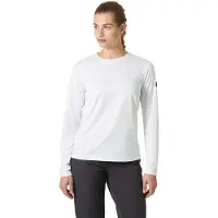 Helly Hansen Longsleeve Damen HH Tech Crew LS 2.0 White-S